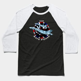 Avro Vulcan Aircraft Baseball T-Shirt